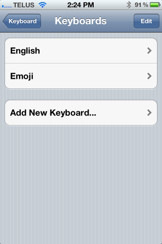 Keyboard Added