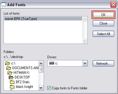 Add fonts